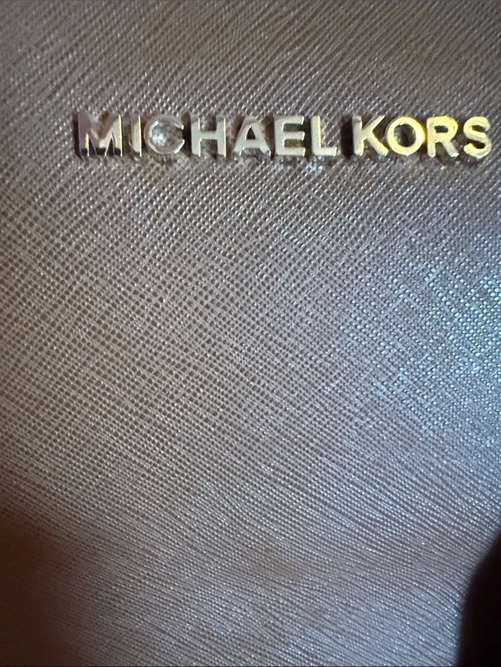 Michael Kors Brown Leather Tote Bag